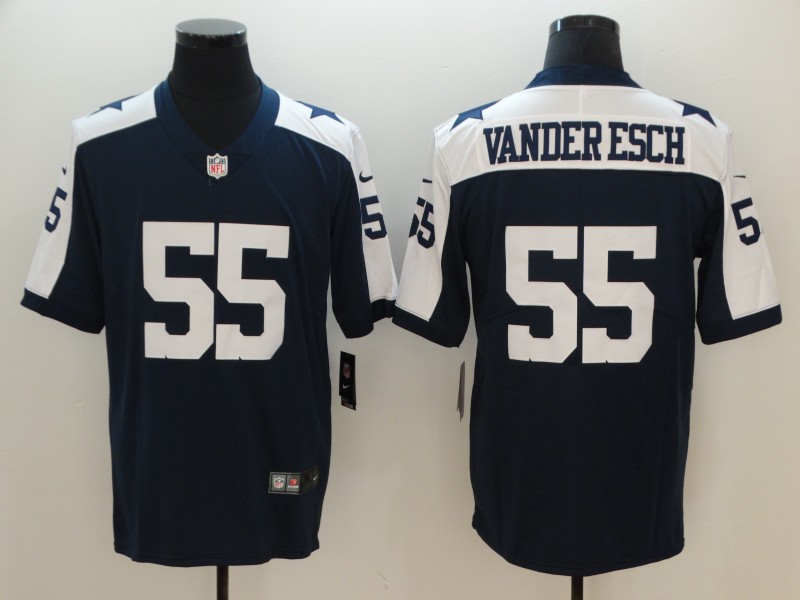 Men's Dallas Cowboys Leighton Vander Esch #55 Navy Alternate Jersey